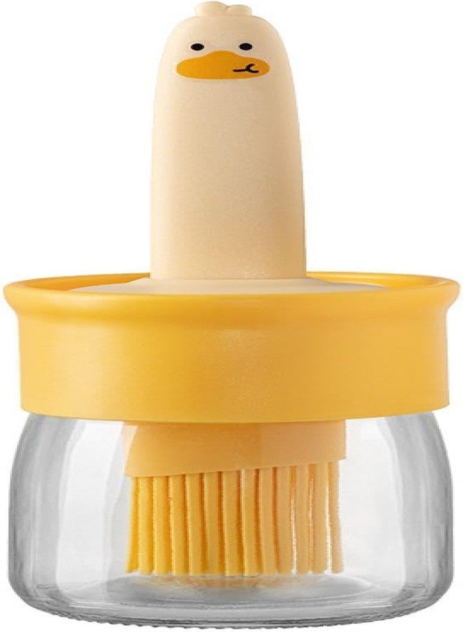 Lupro Silicone Brush Oil Dispenser Bottle for Cooking (200Ml), Yellow - Image 1
